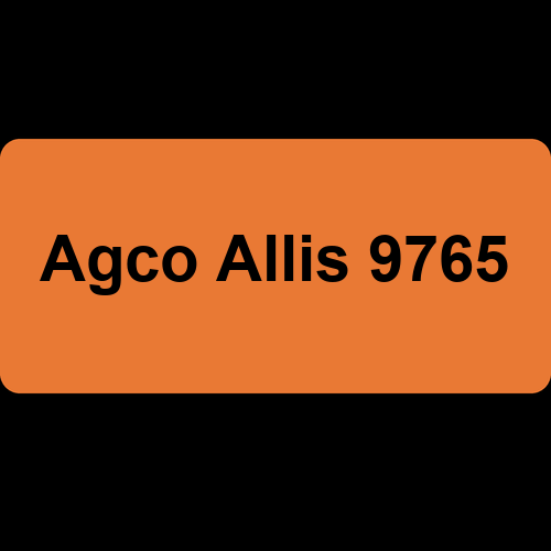 Agco Allis 9765